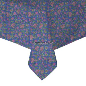 Elegante mantel de algodón de 180 cm con 20 capas para mesa cuadrada de 6 plazas, tela suave y duradera, ideal para uso diario o fiestas. - Product Image 4