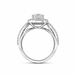 Bague classique Prestige Spark pour femme en argent sterling 925, diamant de laboratoire de 2,50 carats, plaqué rhodium, taille brillant, certifiée IGI - Product Image 5