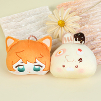 Porte-clés en peluche personnalisé Vograce, mini-poupée animale moelleuse magnétique, breloques pour clés, jouet en peluche de dessin animé en gros