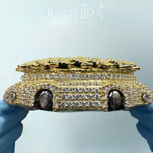 Trendy Diamond Wrist Watch Premium Moissanite Diamond Watch Luxury G-Sh0ck Diamond Bezel Watch in Best Price Ever - Product Image 4