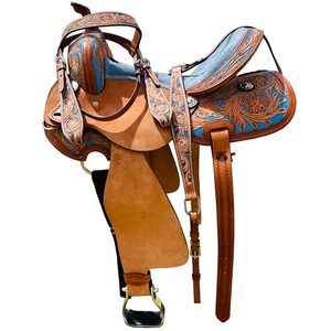 Selle de cheval western en cuir de qualité supérieure, design personnalisé, équipement d'équitation pour ranch et sentiers, fabricant, exportateur, fournisseur en gros - Product Image 1