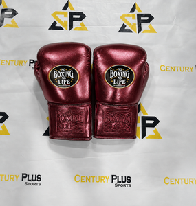 Guantes de Boxeo MMA Personalizables, Sin Boxeo No Hay Vida, de Cuero Vacuno Genuino, con Cierre de Gancho y Bucle, Antideslizantes, con Correa de Muñeca Ajustable - Product Image 3