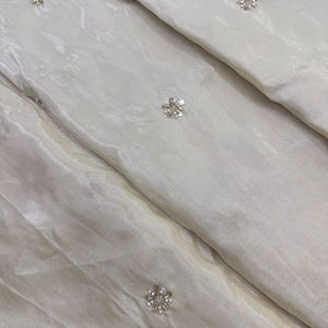 Tissu en viscose tissée respirant, à séchage rapide, écologique, avec broderie de perles originales Cosmos Simmer, pour sacs de filles, taille moyenne - Product Image 1