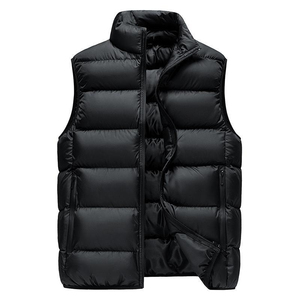Premium Quality Lightweight Waistcoat Warm Bubble Packable Sleeveless Jacket Plus Size Winter <b>Men</b> Puffer <b>Vest</b> for <b>Men</b> - Product Image 2
