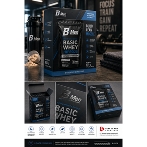 Boîte personnalisée pour protéines de lactosérum, emballage de nutrition sportive, OEM, MOQ 1000 pièces - Product Image 1