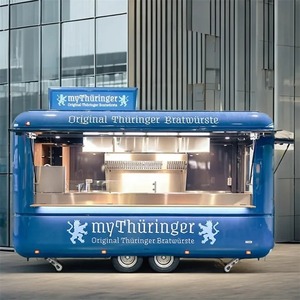 Commercial Food Van <b>Concession</b> Street Mobile Food Truck Cart Fast Food <b>Trailer</b>`z - Product Image 1