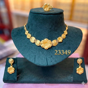Meilleure Vente 2024 : Collier pour Femme en Laiton Plaqué Or Rose, Style Vintage d'Inspiration Indienne, avec Breloque et Chaîne Maille Forçat, Style Classique - Product Image 1