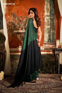 Amazing Color Mul Cotton with Solid Jacquard Weaving & Fancy Tassels Pallu <b>Saree</b>-<b>Blouse</b> Collection Wholesale Supply <b>Saree</b> Love - Product Image 5