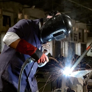 Gants de soudage en cuir de vachette pleine fleur de qualité supérieure, résistants à l'abrasion, pour usage intensif, pour soudeurs industriels - Product Image 2