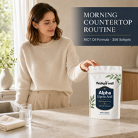 Gélules d'acide alpha-lipoïque en marque blanche OEM, 60 unités, puissant antioxydant vitaminique, améliore l'immunité pour adultes