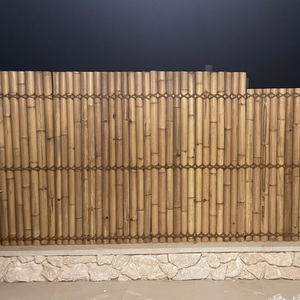 Tam Vong Traditional <b>Bamboo</b> Privacy Fence Panel Roll-6 Feet Eco-Friendly Heat Treated All-Season - Product Image 4