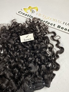 Vente en gros d'extensions de cheveux vierges bouclés birmans 100% de haute qualité trame humaine vietnamienne crue cheveux vierges de qualité - Product Image 6