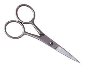 Las Mejores Tijeras para Barba y Bigote, Tijeras Pequeñas y Afiladas para Recortar el Vello Facial y de la Nariz, en Estuche de Cuero Natural, Tijeras Ecológicas - Product Image 1