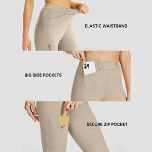 Pantalones de Montar a Caballo Estilo Lujoso con Logotipo Personalizado y Bolsillos, Pantalones Ecuestres Modernos para Jinete con Estilo - Product Image 6