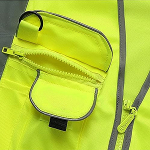 เสื้อกั๊กสะท้อนแสงแบบมองเห็นได้ชัดเจน สีตามสั่ง เสื้อกั๊กจราจรสำหรับงานก่อสร้าง มาตรฐานความปลอดภัย เสื้อกั๊กวิ่ง - Product Image 5