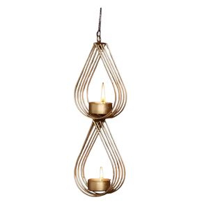 Ensemble de 2 bougeoirs vintage en métal doré, forme de fleur de lotus, tige de palmier courbée, supports pour bougies chauffe-plat, décoration de luxe pour centre de table de mariage - Product Image 4