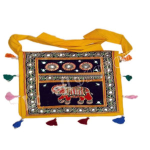 Handcrafted Tribal Ethnic Indian Craft Work Handbags Traditional Embroidered <b>Boho</b> Shoulder Tote <b>Bags</b> Handmade Cultural Fashion - Product Image 3
