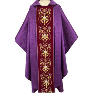Vêtements de clergé en gros : Robes classiques d'église, vêtements de chœur pour les pères de l'Église, uniformes d'évêque, tenues de clergé doctorales - Product Image 6