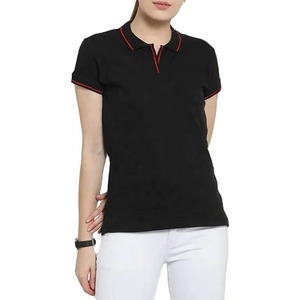 เสื้อโปโลผู้หญิง OEM ระบายอากาศได้ดี มีปก คอปก แบบสั่งทำได้ ขายส่ง เสื้อยืดแขนสั้นสำหรับผู้หญิง ผู้ผลิตเสื้อกอล์ฟ - Product Image 5