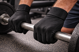 ถุงมือออกกำลังกายแบบเต็มนิ้ว ป้องกันการลื่น พร้อมที่รัดข้อมือ สำหรับยกน้ำหนัก ฟิตเนส ออกกำลังกาย รับผลิตแบบ OEM - Product Image 2