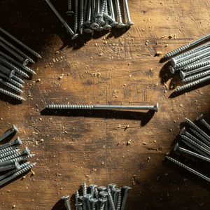 สกรูหัวจมเหล็กกล้าคาร์บอน PDC เกลียวหยาบ ปลายแหลม ผิวเคลือบออกไซด์สีดำ ขนาดเมตริก/นิ้ว ระดับ 4 ความแข็งแรงสูง - Product Image 1