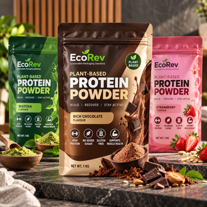 Digital Printing Silk Screen Customizable Spout Top Moisture Proof EcoRev Brand PE Material Food Packaging Plastic <b>Pouch</b> Bag - Product Image 2