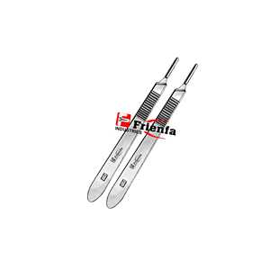 Manches de scalpel ronds 14,5 cm, ensemble d'instruments chirurgicaux en acier inoxydable de haute qualité, certifiés CE, réutilisables, manuels, en promotion - Product Image 5