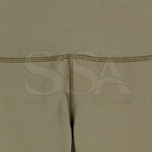 Leggings pour femmes au quotidien, couleur unie, taille mi-haute, respirants, écologiques, doux, élastiques, pour le fitness, le yoga, la course et l'entraînement - Product Image 5