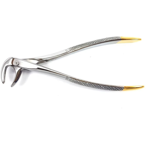 คีมถอนฟันพรีเมียม รุ่น 75A สแตนเลสสตีล สำหรับฟันกรามล่าง ถอนรากฟันลึก จับได้แน่น  เครื่องมือผ่าตัดทางทันตกรรม ได้รับมาตรฐาน CE ISO - Product Image 3