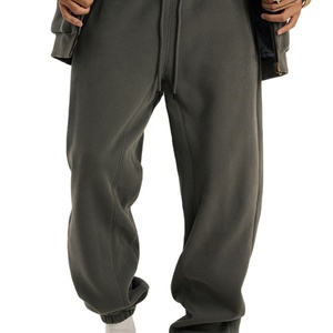 2025 Custom Men's Jogging Gym Sweatpants Stacked Sweatpants for Sports and Streetwear Knee Length Customizable Joggers <b>Pants</b> - Product Image 5