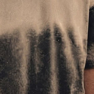 Camiseta de hombre de corte holgado con hombros caídos, efecto desgastado por el sol, estilo vintage, streetwear, gran oferta, talla adulta, camiseta con efecto desgastado por el sol para hombre - Product Image 5