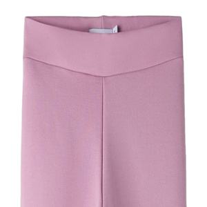 Pantalon scolaire bootcut tendance pour filles, taille élastique, en viscose tricotée, doux, extensible, confortable, pour usage quotidien décontracté - Product Image 4