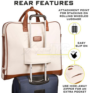 Sac de voyage en nylon léger, pliable, spacieux et confortable pour costumes et robes, de haute qualité - Product Image 6