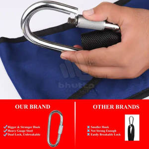 Sangles abdominales réglables légères en polyester/nylon de haute qualité et très résistantes pour l'entraînement aux tractions, les exercices de force et la musculation - Product Image 5