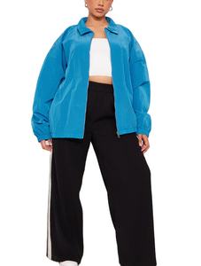 Chaqueta Cortavientos Impermeable con Cremallera para Mujer, Diseño de Última Moda, con Bordado y Logotipo Personalizado, Reversible y Transpirable, para Venta en Línea - Product Image 5