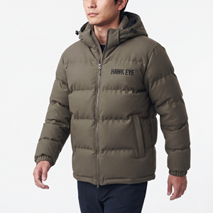 Veste d'hiver à capuche pour homme, style duvet, chaude, rembourrée, imperméable, coupe-vent, pour les voyages en plein air, vêtements décontractés, isolée pour les températures froides - Product Image 3