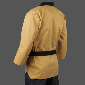 Conjunto de Dobok de Taekwondo de Alta Calidad con Cuello Elegante y Material Resistente - Product Image 3