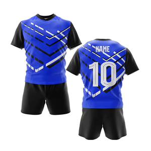 Camisetas de Rugby de Calidad Superior, Nueva Temporada, Conjuntos de Uniformes con Diseño Personalizado por Sublimación, Manga Corta, Poliéster, Protección UV Frontal - Product Image 3