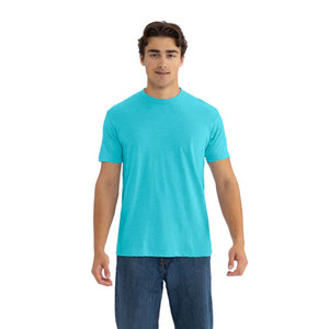 เสื้อยืดคอกลมทรงคลาสสิกผ้าฝ้ายสำหรับผู้ชาย รุ่น Next Level CVC 180GSM ระบายอากาศได้ดี เหมาะสำหรับฤดูร้อน สีสันตัดกัน สไตล์ลำลอง - Product Image 1