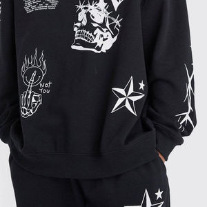 Premium Quality Men's Winter <b>Tracksuit</b> 100% Cotton Heavyweight Hooded Casual Loose Fit Breathable Eco-Friendly Sustainable - Product Image 4