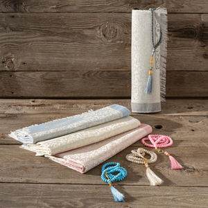 Tapis de prière portable de haute qualité, épais, pliable, couleur noire, pour musulmans, tapis de prière islamique, Hajj, Umrah, Ramadan - Product Image 6