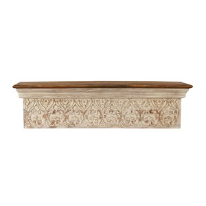 Estante Flotante de Pared de Madera de Sheesham Hecho a Mano - Decoración Rústica al por Mayor - Product Image 4