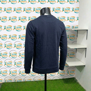 เสื้อสเวตเชิ้ตคอกลมทรงปกติสำหรับผู้ชาย สีพื้น ผ้าถัก 100% คอตตอน โลโก้ด้านหน้า สวมใส่สบายๆ สำหรับฤดูหนาว ลดราคาพิเศษทางออนไลน์ - Product Image 3