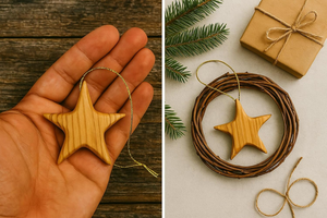 Wooden Christmas Tree Cutting <b>Board</b> Decorative Holiday Serving <b>Board</b> with Tree Art Design for Kitchen Home Decor Gift - Product Image 6