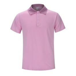 Polo à double couture pour homme en tissu mélangé coton, confortable, décontracté, tendance, de qualité supérieure, à manches courtes, pour un usage quotidien - Product Image 2