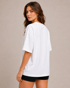T-shirt de sport pour femme à épaules tombantes, coupe ample, col rond, en polyester de haute qualité, idéal pour le yoga et l'entraînement - Product Image 5