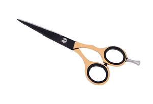 Ciseaux de coiffure professionnels en acier inoxydable japonais doré avec logo personnalisé pour salon de coiffure, vente en gros - Product Image 2