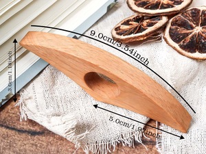 Soporte de Anillo para el Dedo para Leer Libros, Sujetador de Dedos de Madera - Product Image 5