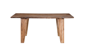 โต๊ะอาหารไม้มะม่วงทรงสี่เหลี่ยมสไตล์โมเดิร์นเรโทร สำหรับห้องนั่งเล่นหรือเฟอร์นิเจอร์อพาร์ตเมนต์ - Product Image 2