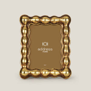 Marco de Fotos de Metal Chapado en Oro, Diseño Vintage, Artesanal, Ligero, Ecológico, Regalo de Boda, Forma Cuadrada - Product Image 2